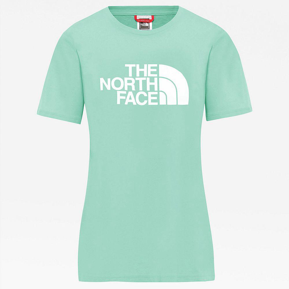 The North Face Boyfriend Γυναικεια T Shirt - Μπλε (EOJL62983)